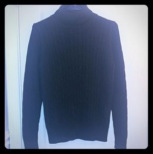 Navy Blue Turtle Neck Sweater